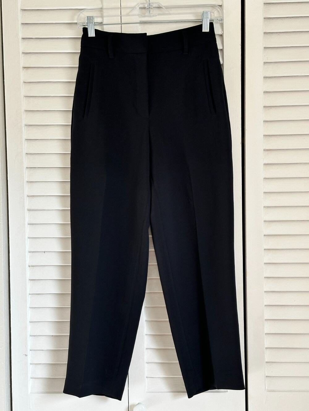 Wilfred Aritzia Black Trouser Pants 2 High Waist Contemporary Minimalist